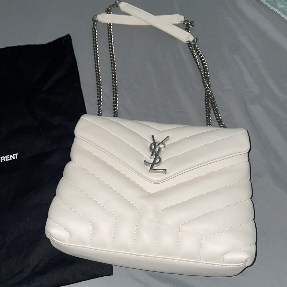 YSL small loulou in blanc vintage